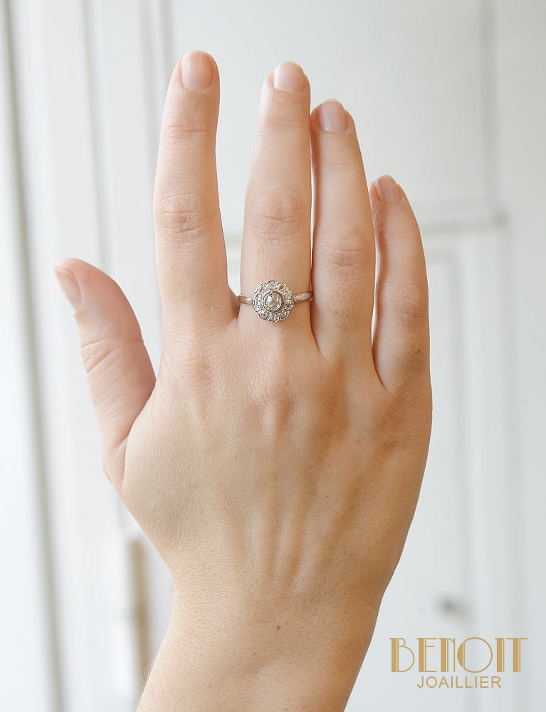 Bague Marguerite Diamants