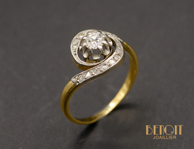 Bague Tourbillon Diamant Benoit Joaillier
