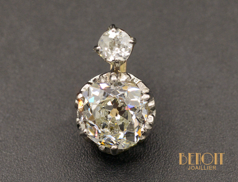 Pendentif "Les Recyclés" Or et Diamants