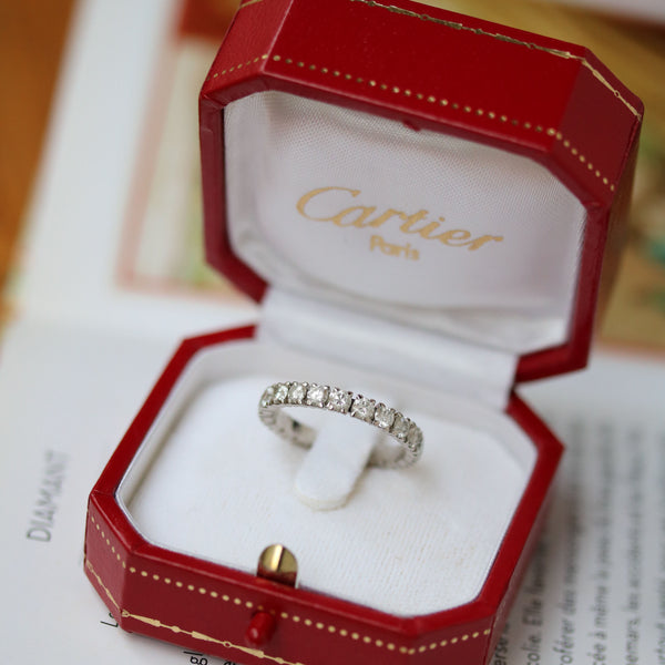 Alliance Destinée Diamants et Platine signée Cartier – Benoit