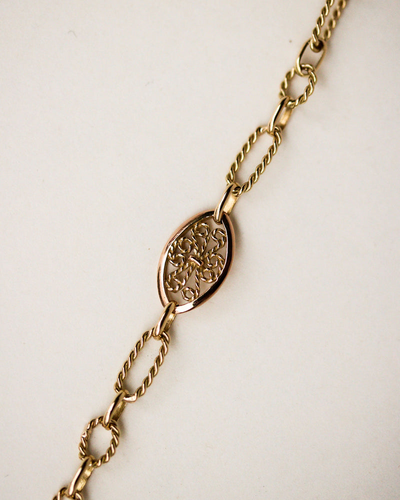 Bracelet Mailles Filigranes Or Jaune "Les Recyclés"