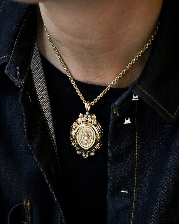 Chaîne Maille Corde Or Jaune