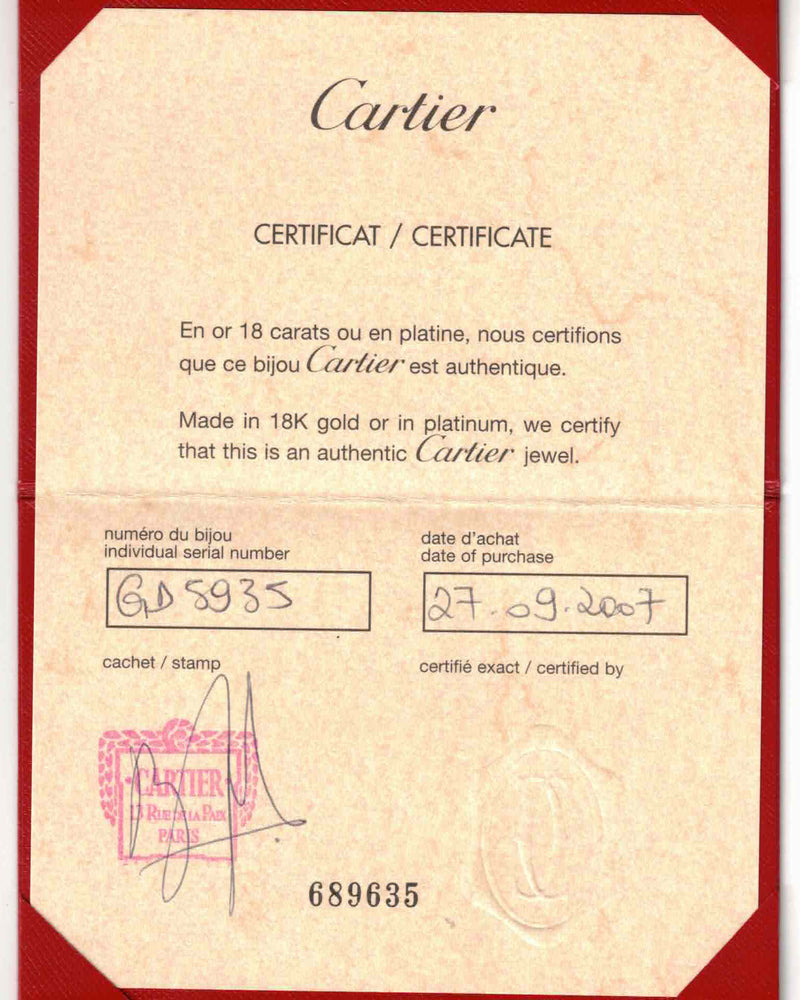 Bracelet Love Moyen signé "Cartier" Or Jaune