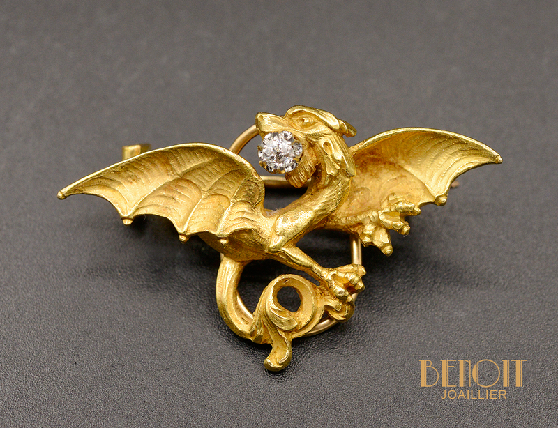 Broche Chimère Diamant