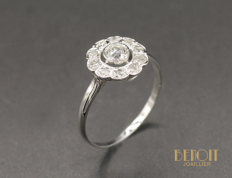 Bague Marguerite Diamants