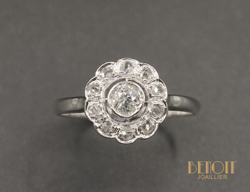 Bague Marguerite Diamants