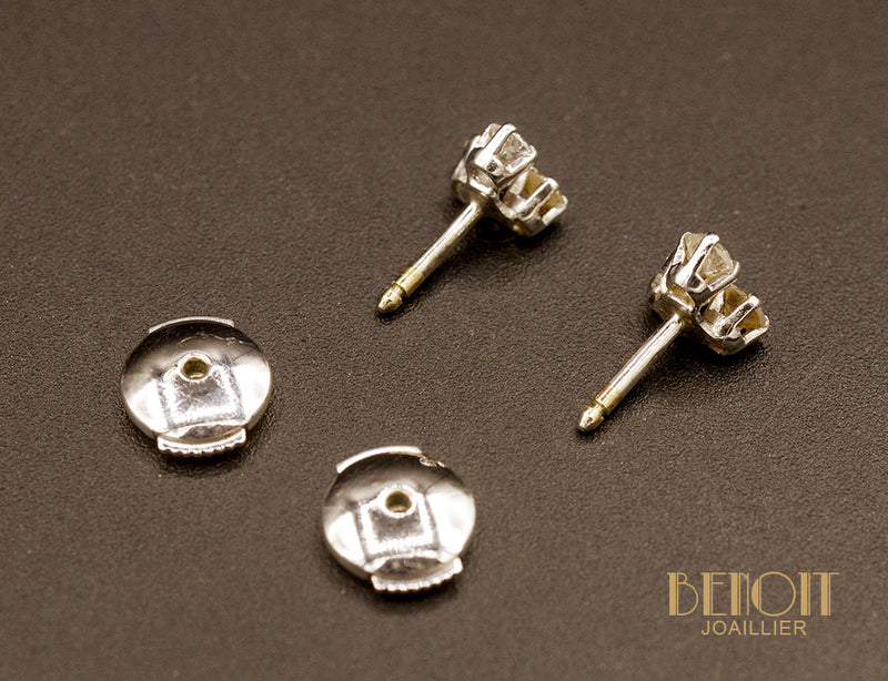 Puces d'Oreilles Trilogie Diamants