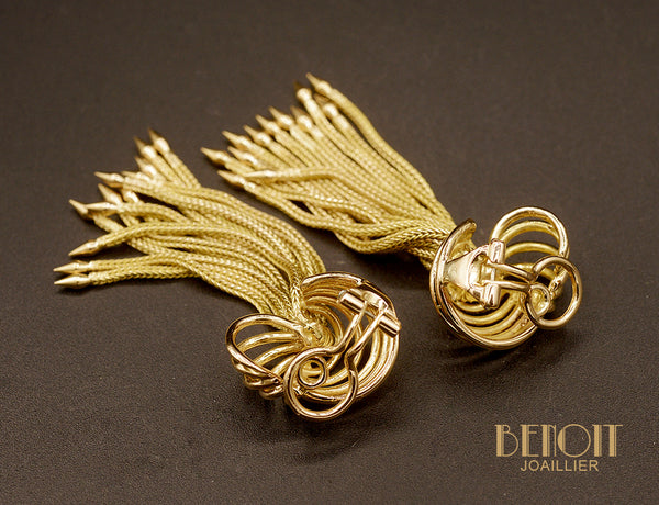 Boucles d'Oreilles Clips 1950 Spirales