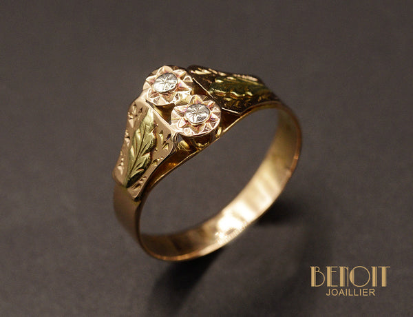 Bague Ancienne 3 ors XIXème