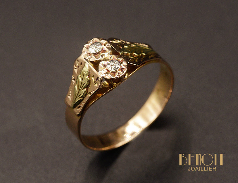 Bague Ancienne 3 ors XIXème