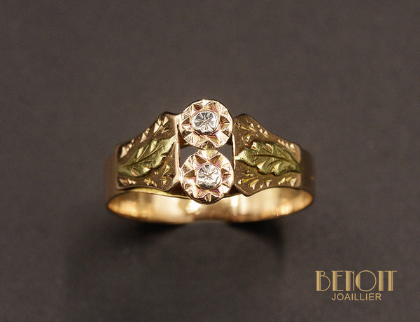 Bague Ancienne 3 ors XIXème