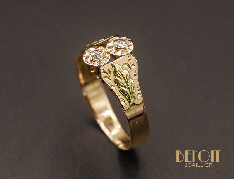 Bague Ancienne 3 ors XIXème