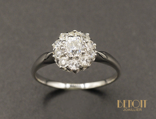 Bague Marguerite Diamants