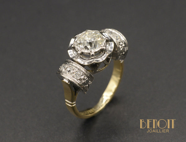 Bague Art Déco Diamants