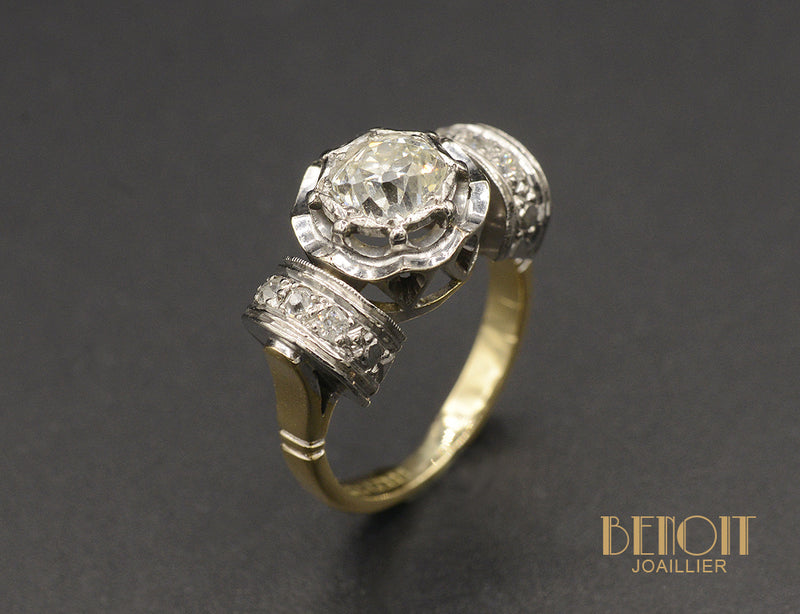 Bague Art Déco Diamants