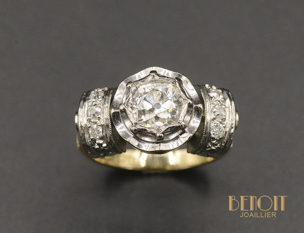 Bague Art Déco Diamants