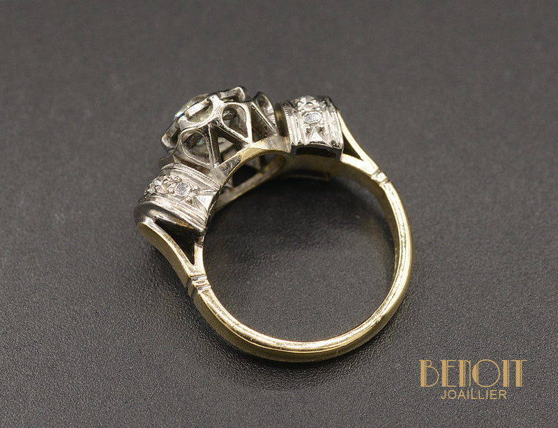 Bague Art Déco Diamants
