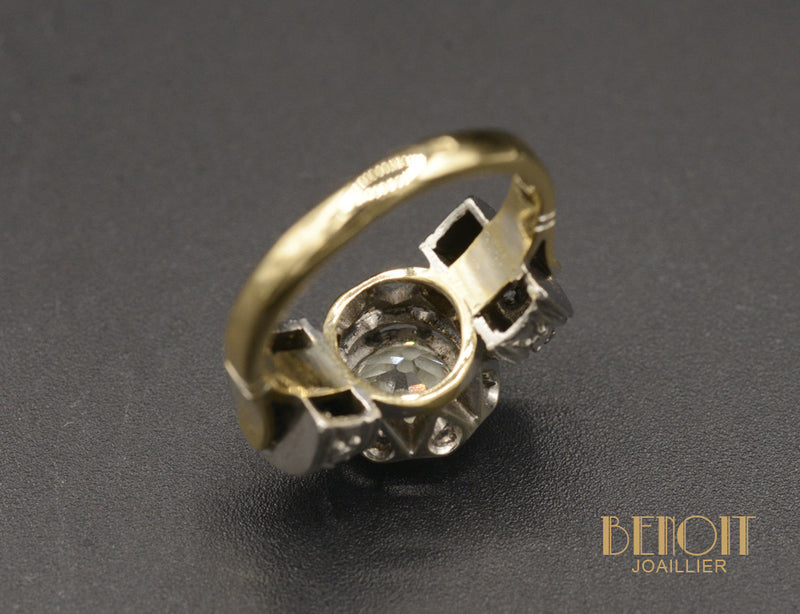 Bague Art Déco Diamants