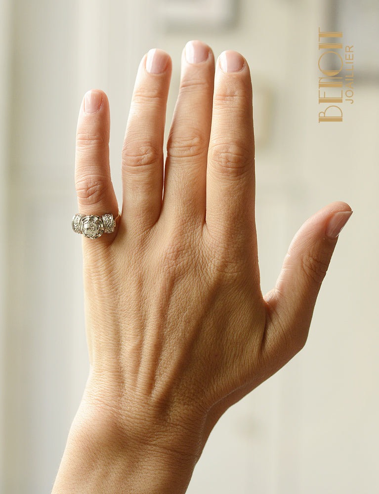 Bague Art Déco Diamants
