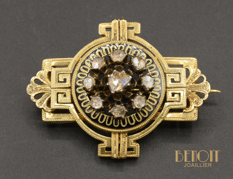 Broche Napoléon III Or Jaune