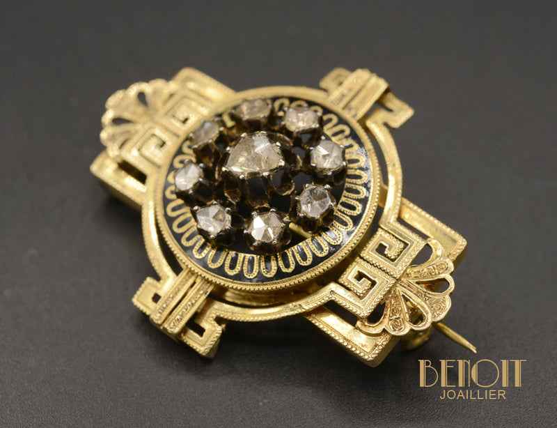 Broche Napoléon III Or Jaune