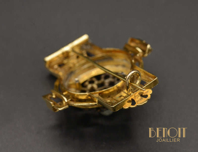 Broche Napoléon III Or Jaune