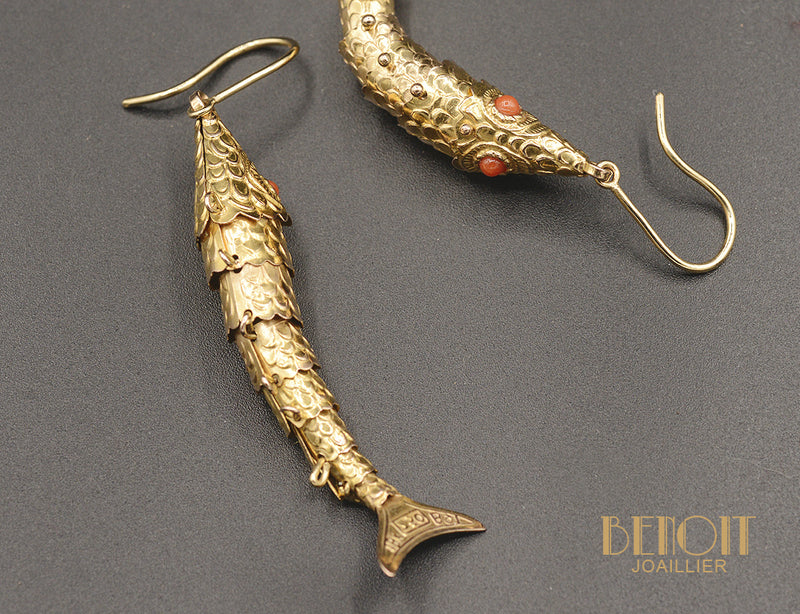 Boucles d'oreilles Poissons