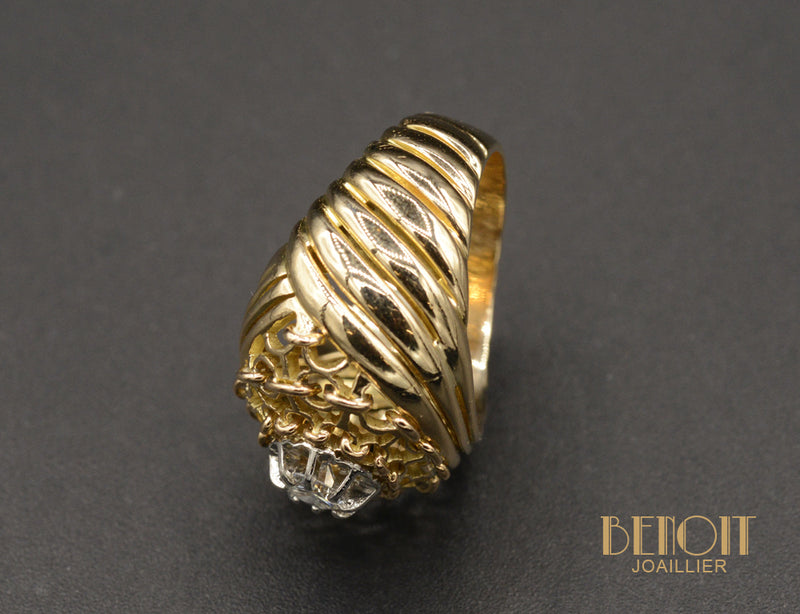 Bague Dôme Diamant 1950