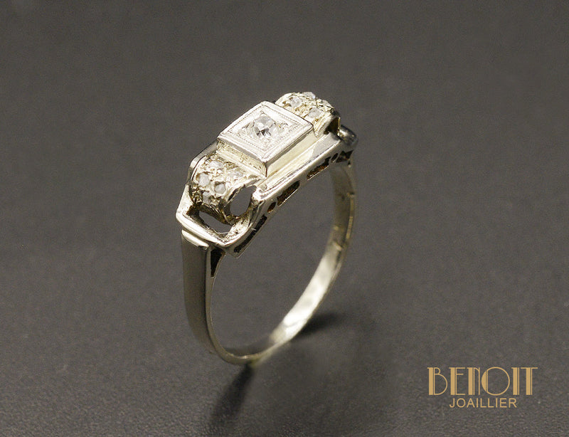 Bague Art Déco Diamants
