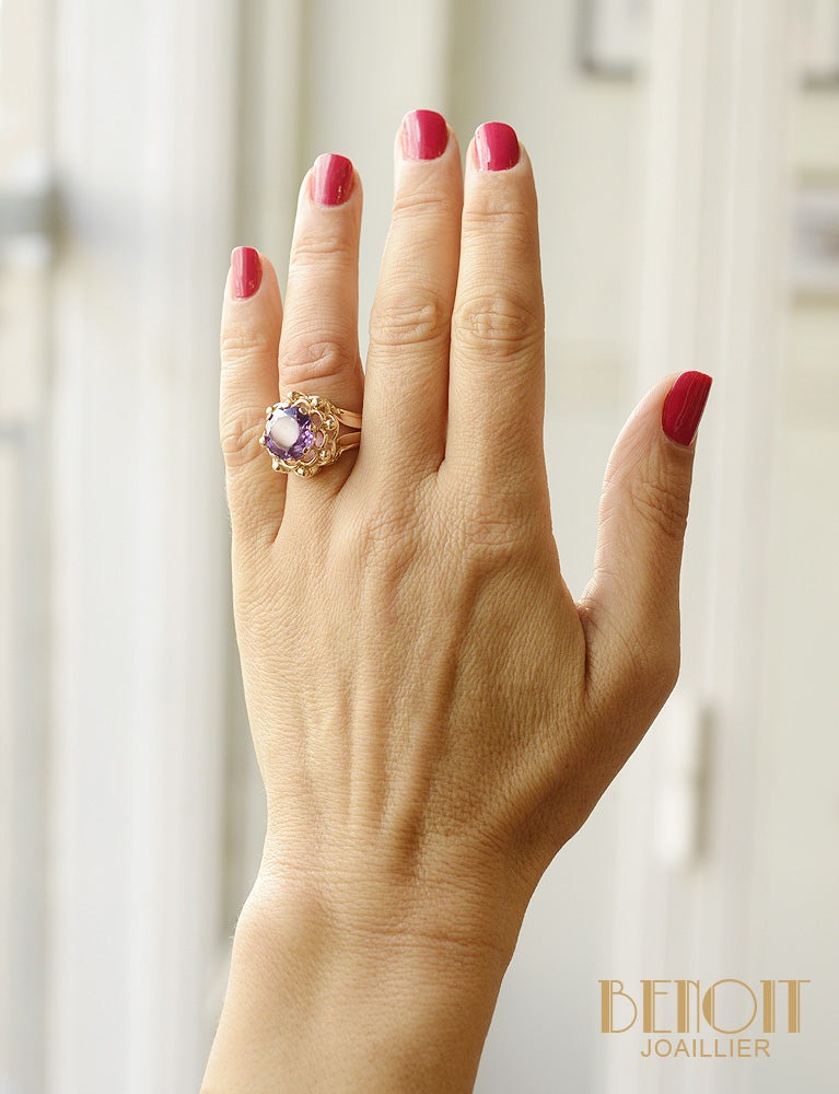 Bague Améthyste 1950