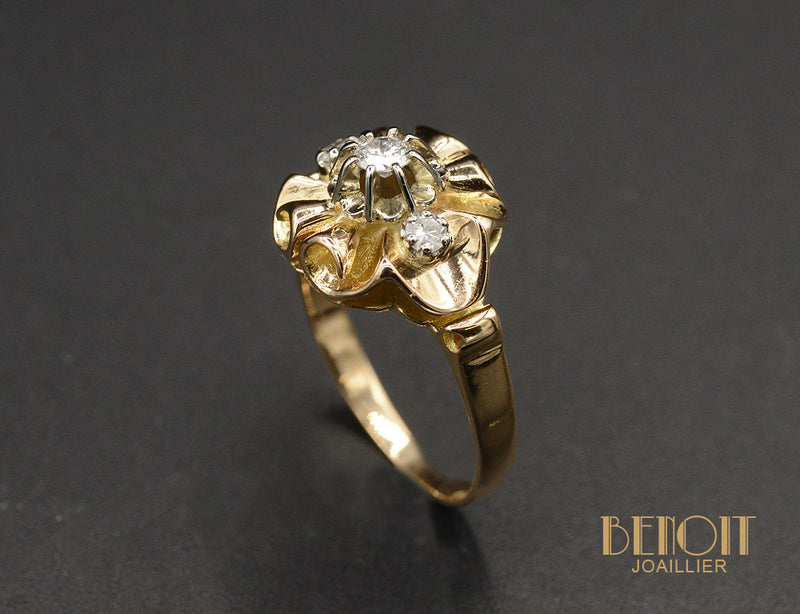 Bague Volutes Diamants