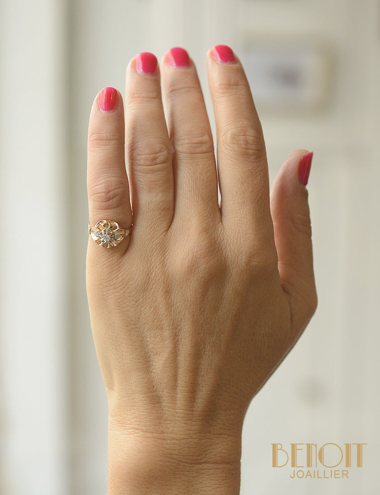 Bague Volutes Diamants