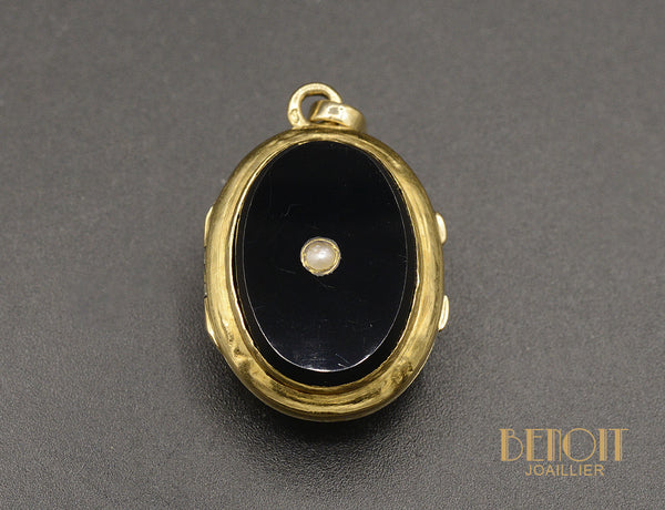 Pendentif Ouvrant Onyx