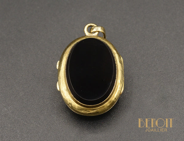 Pendentif Ouvrant Onyx