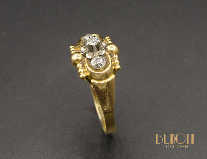 Bague Trio Diamants 1930