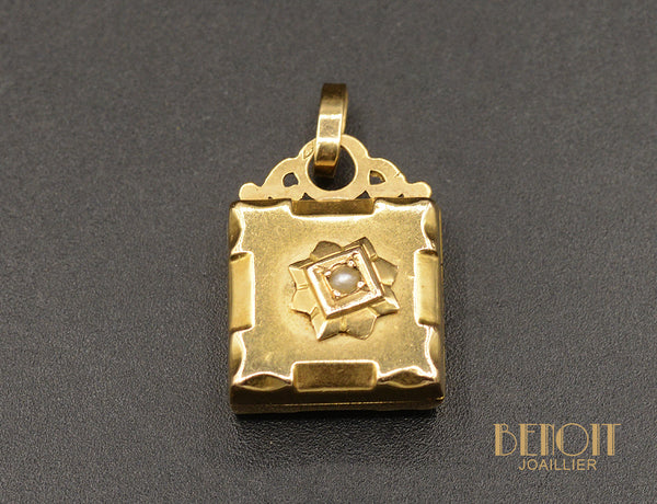 Pendentif Ouvrant Or Rose