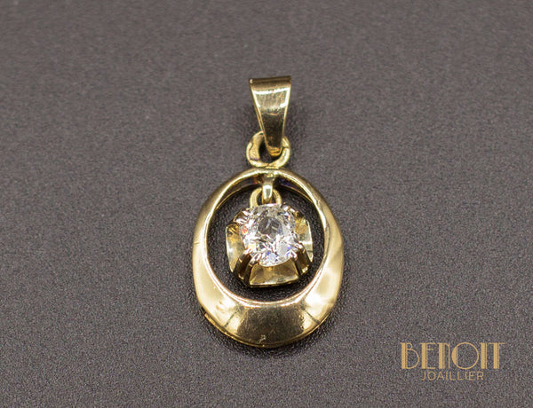 Pendentif Or et Diamant
