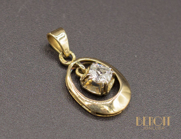 Pendentif Or et Diamant