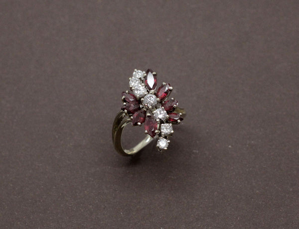Bague Rubis et Diamants