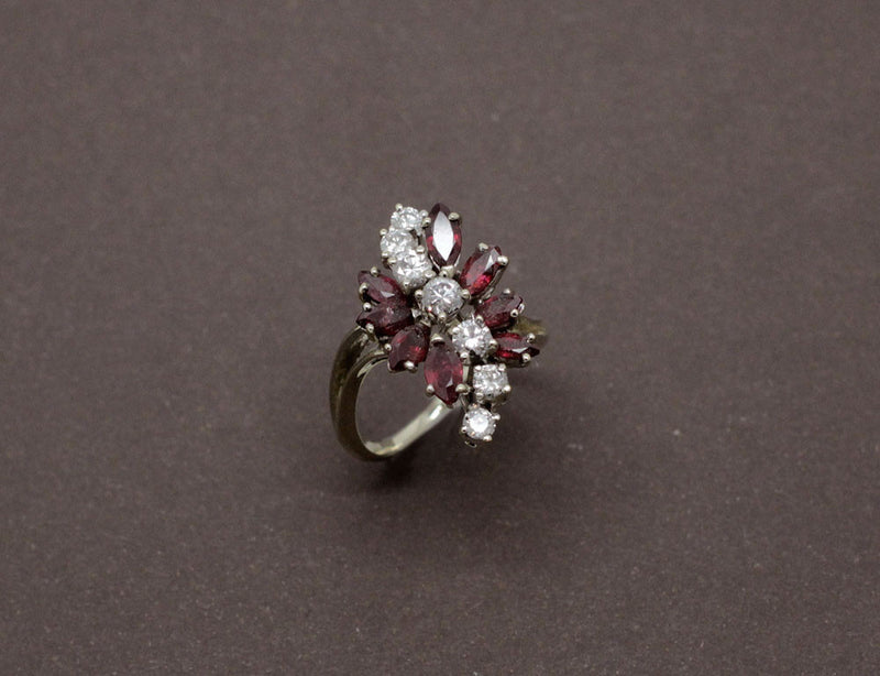 Bague Rubis et Diamants