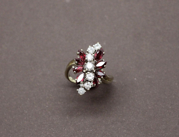 Bague Rubis et Diamants