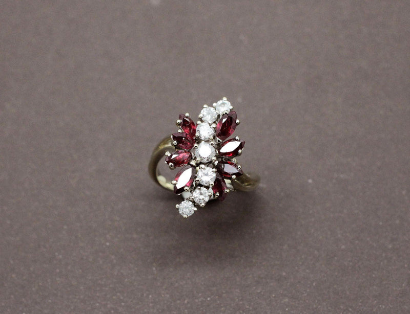 Bague Rubis et Diamants