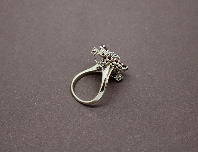 Bague Rubis et Diamants