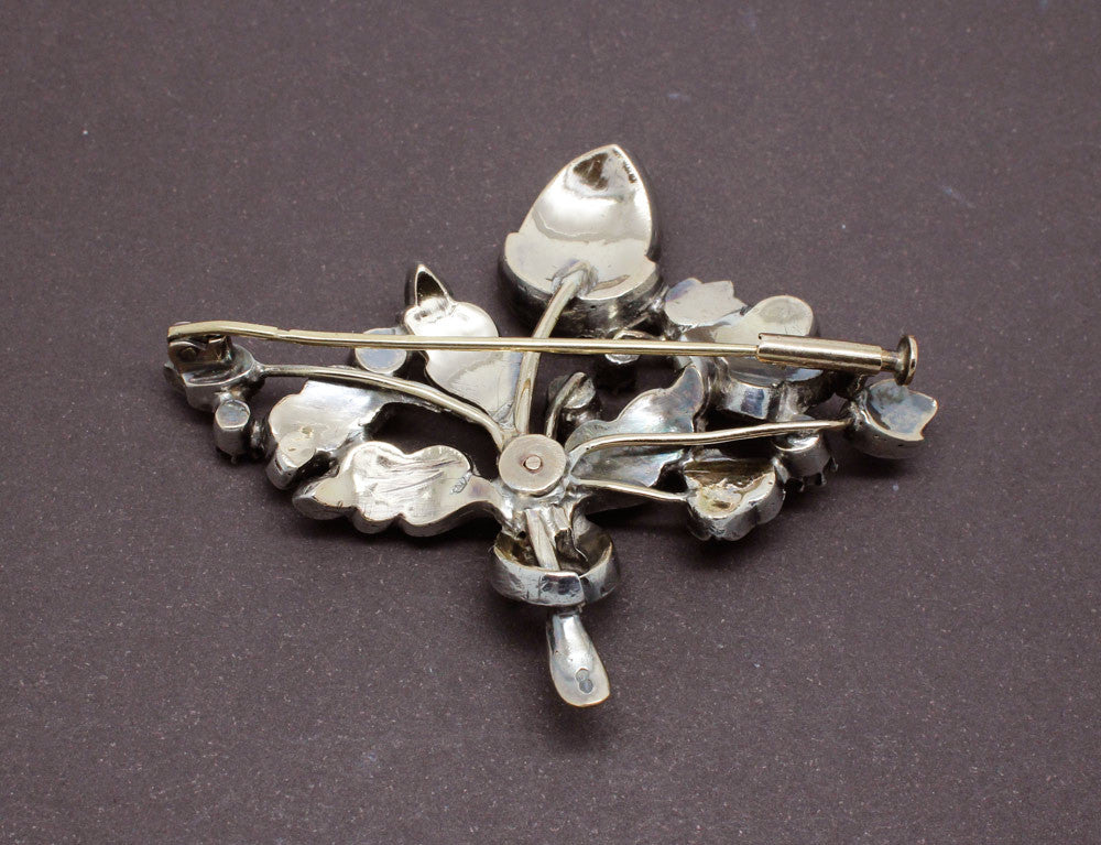 Broche En Argent Filigrane étoile Ajourée - Début XXe Siècle - Occasion