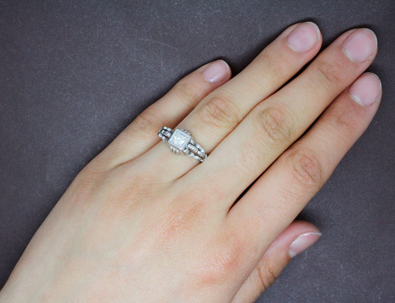 Bague Art Déco Diamant