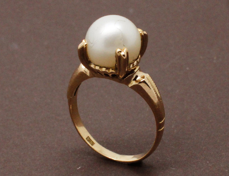 Bague Perle Art Déco