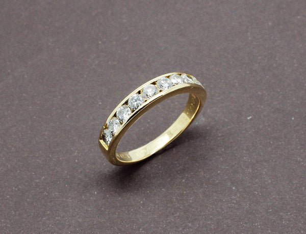 Demi Alliance Empierrée Diamants