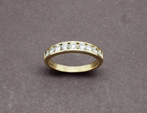 Demi Alliance Empierrée Diamants