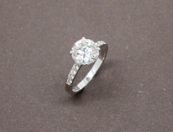 Solitaire Diamant 2,1 ct, Création "BenoitJoaillier"