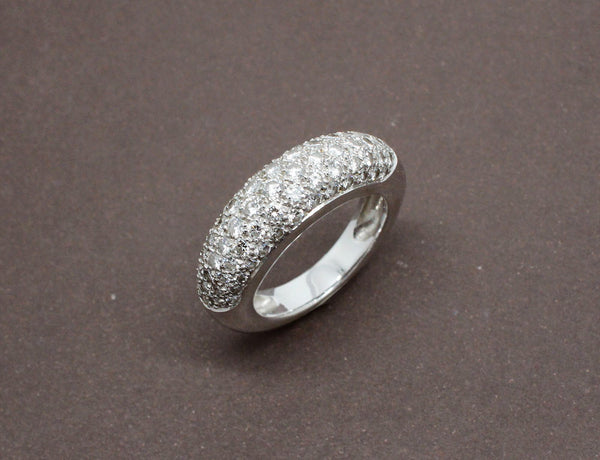 Bague Jonc Pavage Diamants